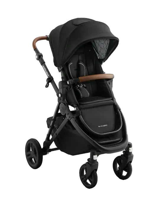 Shop Mockingbird Single 3.0 Stroller, 2025, Black Windowpane, Charcoal with Penny Leather at GoodBuy Gear