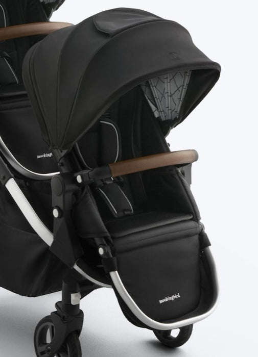 Shop Mockingbird 2nd Seat Kit 3.0, Black Windowpane, Silver with Penny Leather at GoodBuy Gear