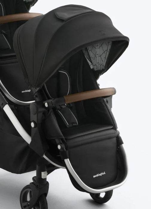 Shop Mockingbird 2nd Seat Kit 3.0, Black Windowpane, Silver with Penny Leather at GoodBuy Gear