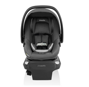 Shop Evenflo Revolve180 LiteMax NXT Rotating Infant Car Seat with SensorSafe and Green & Gentle, 2025, Anchor Gray at GoodBuy Gear