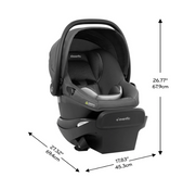 Shop Evenflo Revolve180 LiteMax NXT Rotating Infant Car Seat with SensorSafe and Green & Gentle, 2025, Anchor Gray at GoodBuy Gear