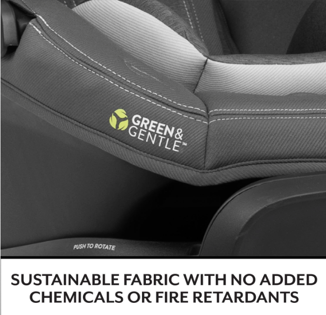 Shop Evenflo Revolve180 LiteMax NXT Rotating Infant Car Seat with SensorSafe and Green & Gentle, 2024, Beau Navy at GoodBuy Gear