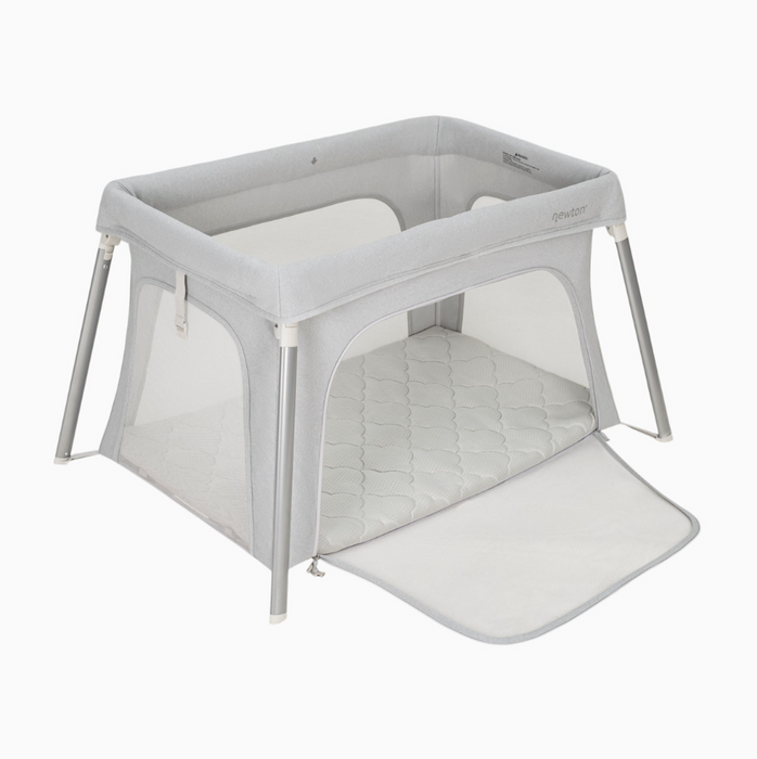 Shop Newton Travel Crib and Playard, 2024, Compact, Grey at GoodBuy Gear