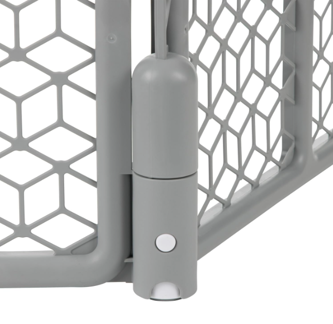 Shop Evenflo Versatile Play Space Adjustable Play Area, 8 Panel, Cool Gray at GoodBuy Gear