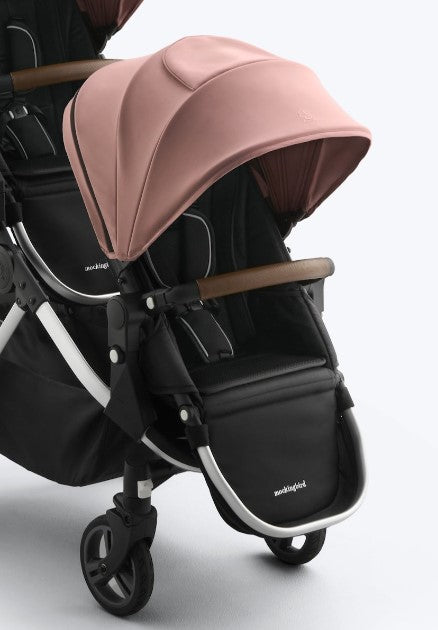 Mockingbird 2nd Seat Kit 3.0, Rose, Silver with Penny Leather