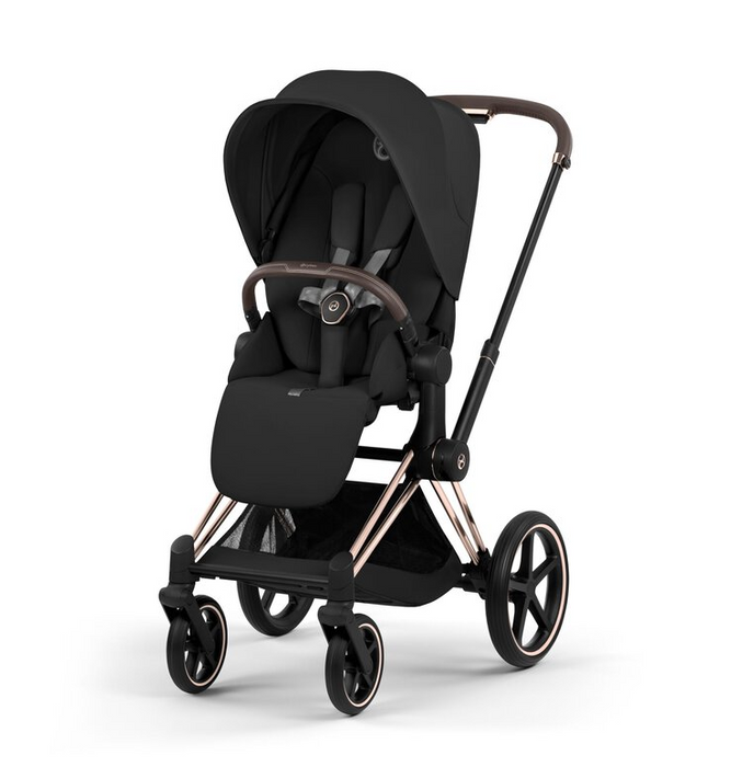 Cybex PRIAM Stroller, Rose Gold, Sepia Black, 2026