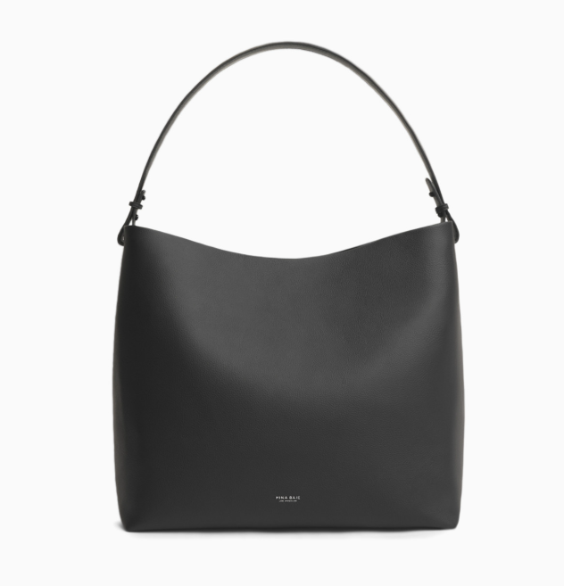 Mina Baie Harlow Vegan Midi, Black