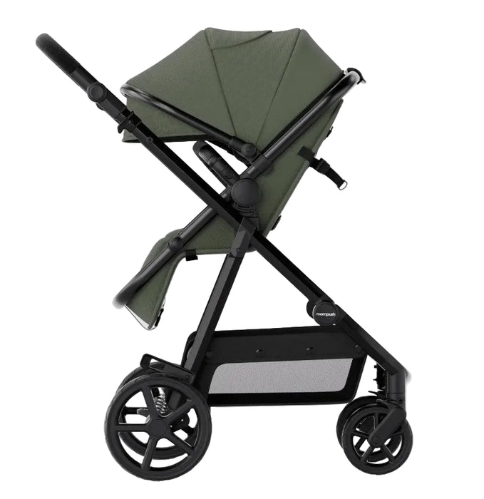 Mompush Meteor 2 Stroller, Forest, Black Frame, 2025