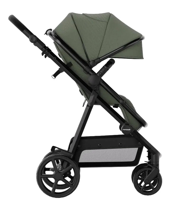 Mompush Meteor 2 Stroller, Forest, Black Frame, 2025