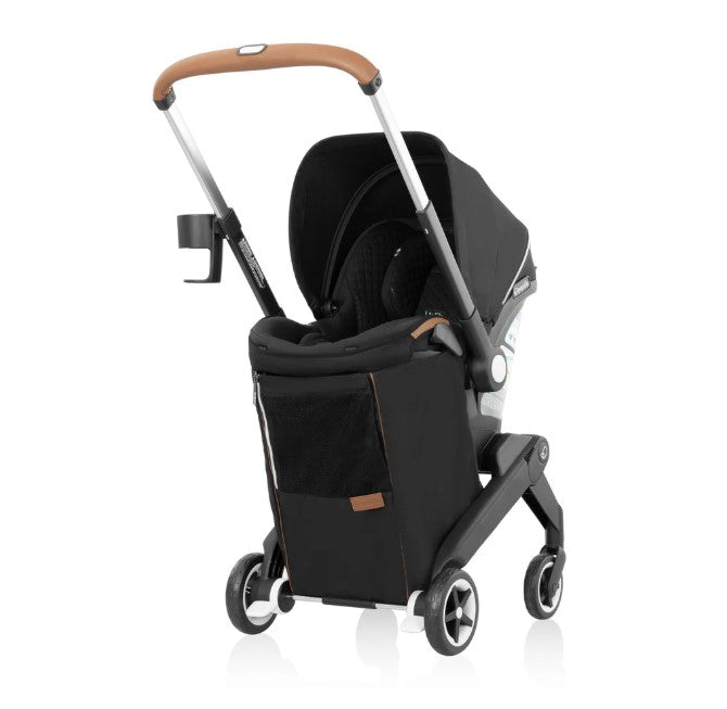 Evenflo Shyft Dual Ride Infant Car Seat Stroller Combo, 2025, Jasper, with Carryall Storage and Green & Gentle Fabric