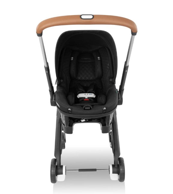 Evenflo Shyft Dual Ride Infant Car Seat Stroller Combo, 2025, Jasper, with Carryall Storage and Green & Gentle Fabric