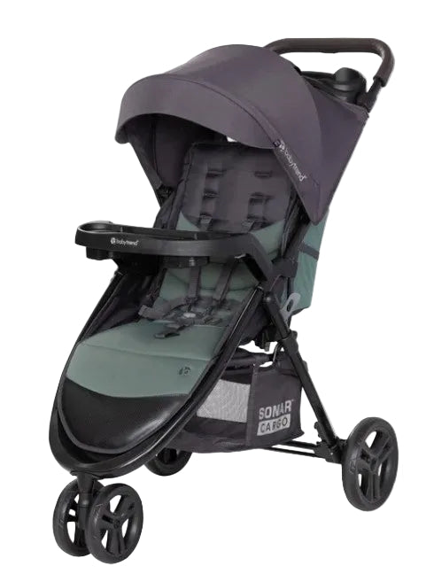 Baby Trend Sonar Cargo 3-Wheel Travel System Stroller, 2024, Desert Sage