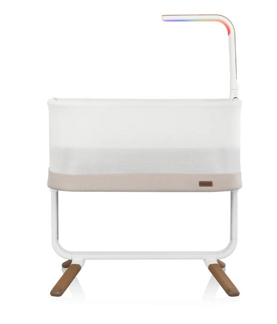 Evenflo Cora 3-Level Adjustable Bassinet, Coastal Coffee