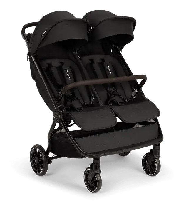 Shop Nuna TRVL Dubl Stroller, 2026, Caviar at GoodBuy Gear