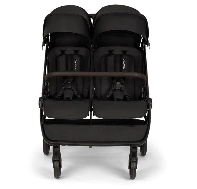 Shop Nuna TRVL Dubl Stroller, 2026, Caviar at GoodBuy Gear