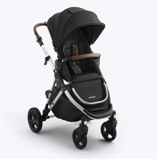 Shop Mockingbird Single 3.0 Stroller, 2026, Silver with Penny Leather, Solid Black at GoodBuy Gear