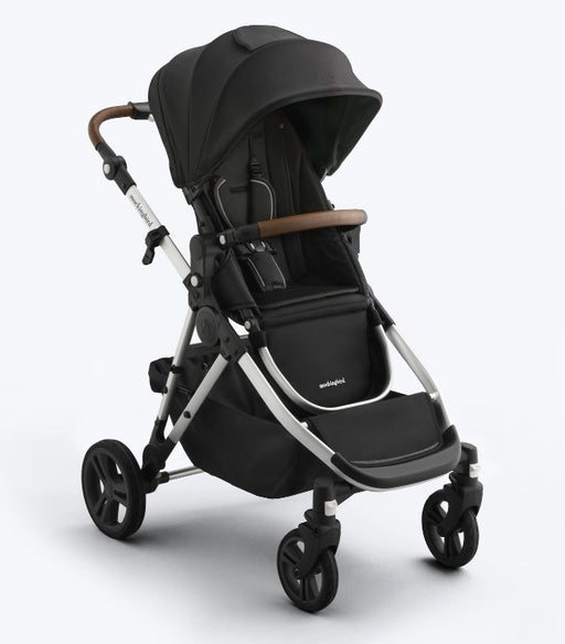 Shop Mockingbird Single to Double 3.0 Stroller, 2025, Silver with Penny Leather, Solid Black at GoodBuy Gear