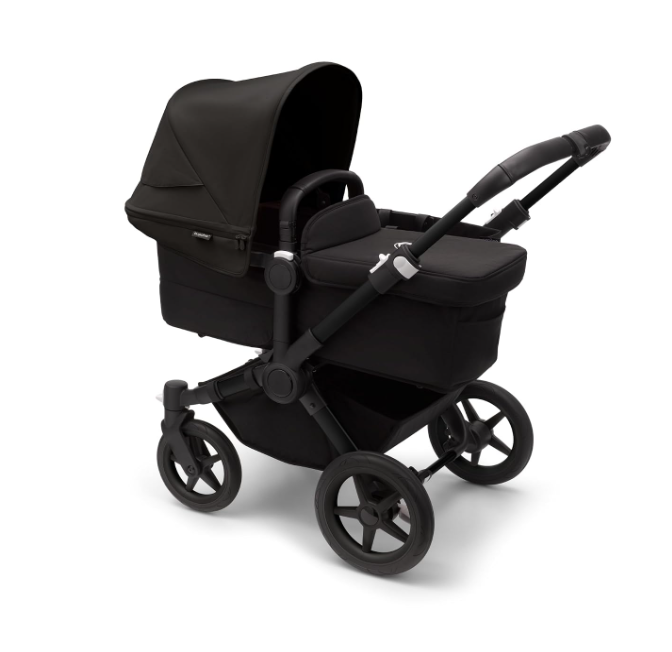 Bugaboo Donkey 5 Mono Stroller, Black, 2023, Midnight Black, Midnight Black