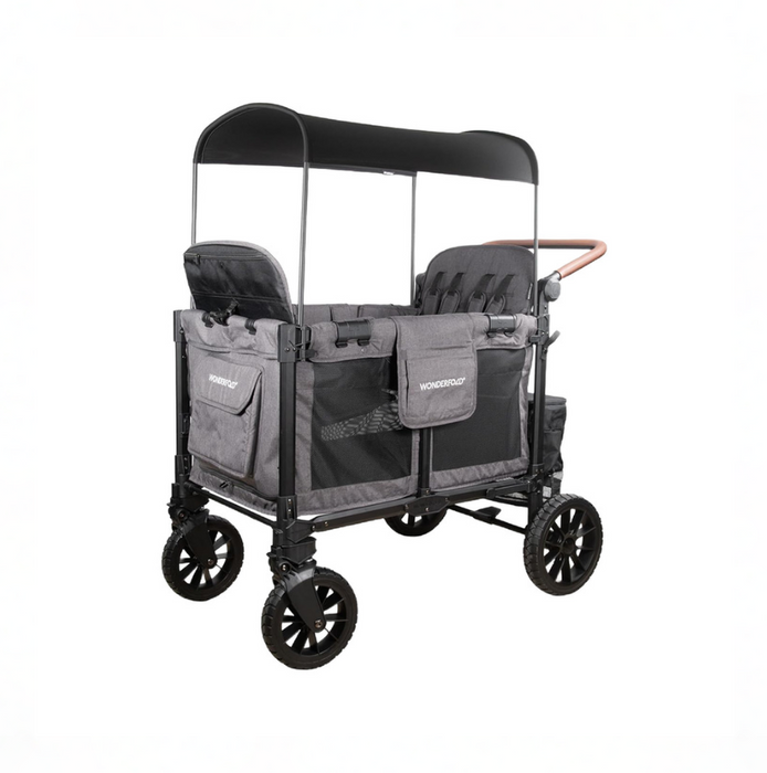 Wonderfold W4 Luxe Pro Stroller Wagon, 2026, Charcoal Gray