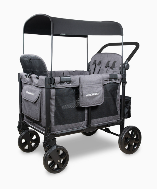 Wonderfold W4 Elite Pro Stroller Wagon, 2025, Charcoal Grey