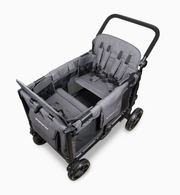 Wonderfold W4 Elite Pro Stroller Wagon, 2025, Charcoal Grey