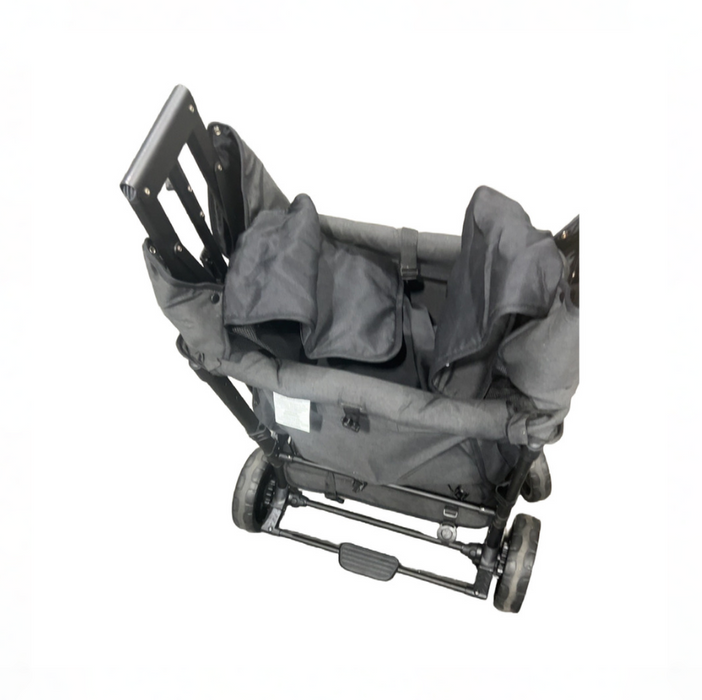 Wonderfold W4 Multifunctional Quad Stroller Wagon, 2024, Volcanic Black