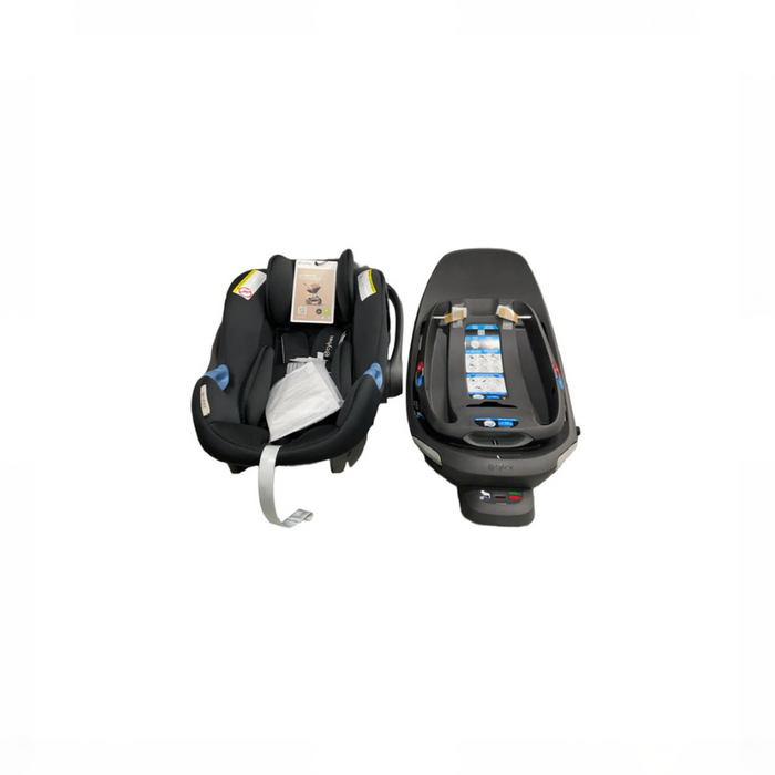 Cybex Aton G2 Swivel Infant Car Seat with Load Leg Base, Moon Black, 2026