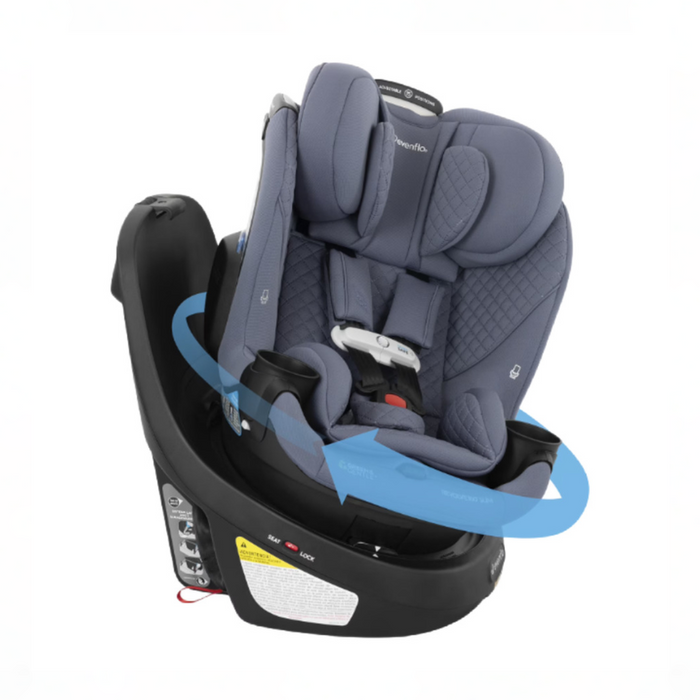 Evenflo Revolve 360 Slim 2-in-1 Rotational Car Seat With SensorSafe, 2026, Flint