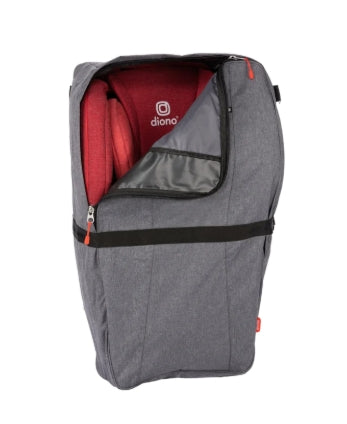 Diono Radian Car Seat Travel Backpack with Padded Shoulder Straps, Grey