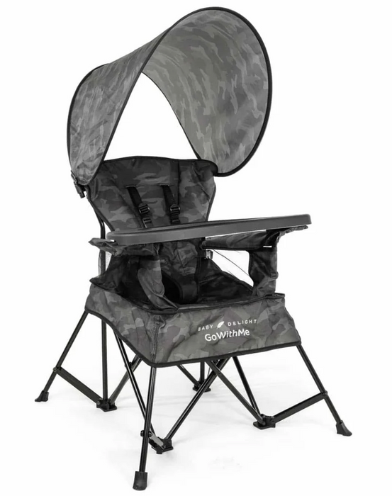 Baby Delight Go with Me Venture Deluxe Portable Chair, Carbon Camo