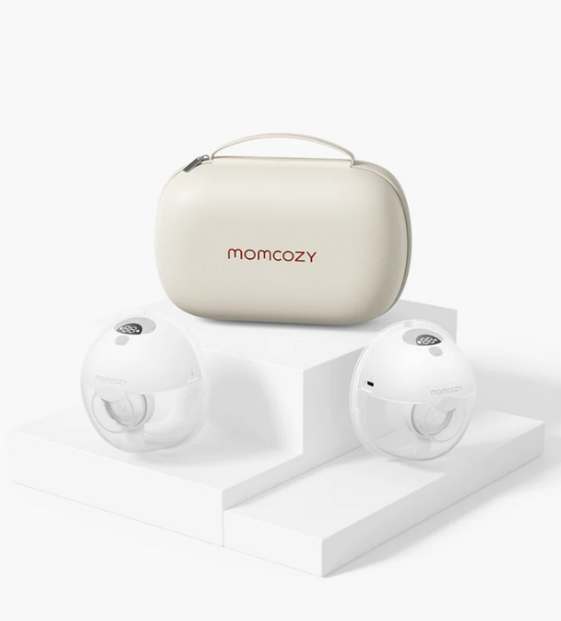 Momcozy All-in-one Wearable Double Breast Pump M5, Quill Grey