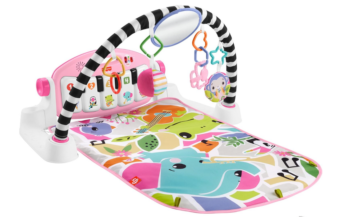 Fisher Price Glow And Grow Kick And Play Piano Activity Mat, Pink