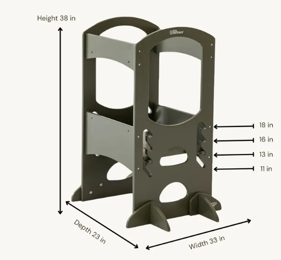 Little Partners The Learning Tower, Olive Green