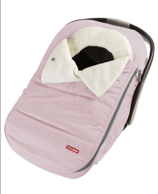 Shop Skip Hop Stroll And Go Car Seat Cover, Pink Heather at GoodBuy Gear