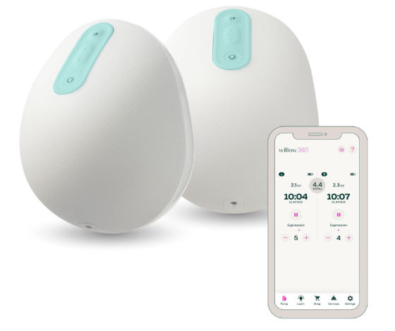 Willow Wearable Breast Pump 360, 24mm, Pumps/Flanges/Milk Bags