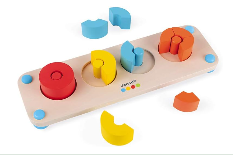 Janod Essentials Fractions Wooden Learning Toy