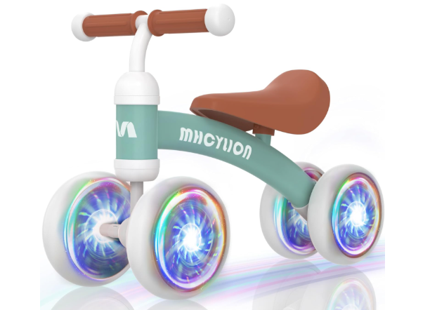 MHCYLION Shining Balance Bike, Shining Green