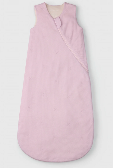 LouLou Lollipop Tencel Sleep Bag, Blush Pink, 0-6 Months, 1.0 TOG, Waffle