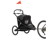 Shop Baby Jogger City Prix Jogger x Bike Trailer, 2025, Ambition Black at GoodBuy Gear
