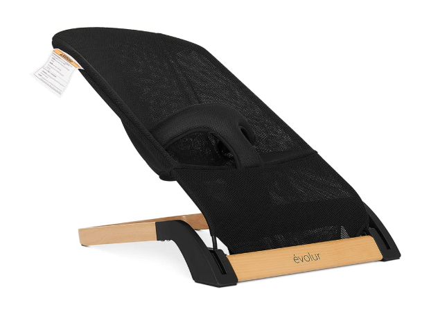 Shop Evolur Koko Portable Infant Bouncer, Black at GoodBuy Gear