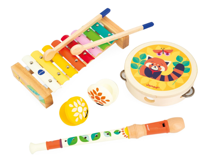 Janod Rainbow Musical Instrument Set