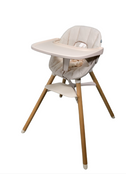 Shop Lalo The Chair, Grapefruit, Natural Wood at GoodBuy Gear