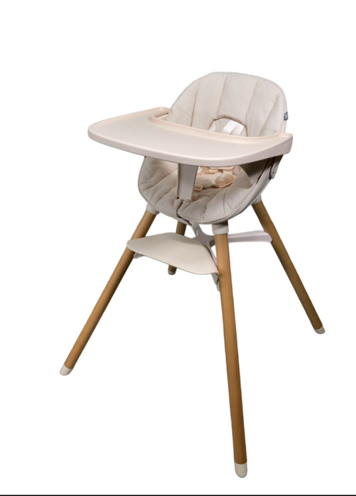 Shop Lalo The Chair, Grapefruit, Natural Wood at GoodBuy Gear