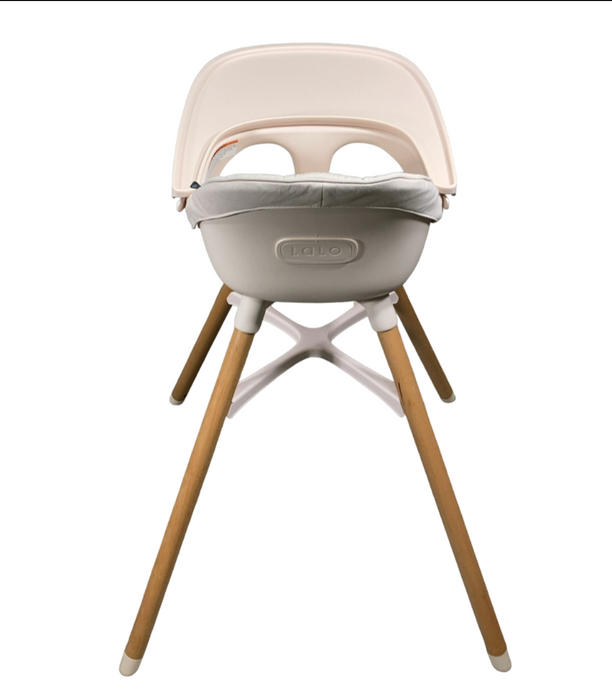 Shop Lalo The Chair, Grapefruit, Natural Wood at GoodBuy Gear