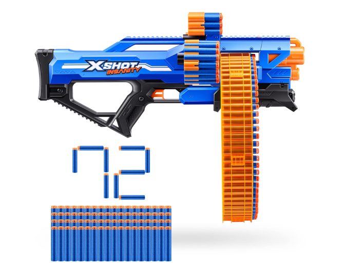 Shop Xshot Insanity Mad Mega Barrel, Blue at GoodBuy Gear