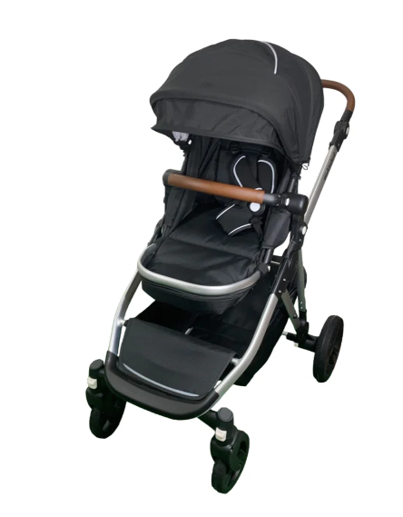 Shop Mockingbird Single to Double 2.0 Stroller, Black, Watercolor Drops, Silver With Penny Leather, 2025 at GoodBuy Gear