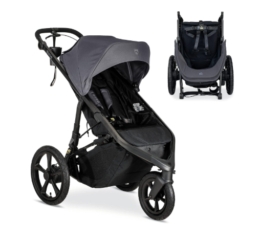 BOB Wayfinder Single Jogging Stroller, Storm, 2024