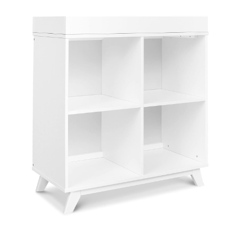 Shop DaVinci Otto Convertible Changing Table and Cubby Bookcase, White at GoodBuy Gear