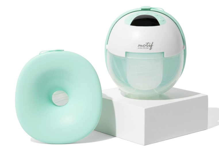 Motif Medical Aura Glow Wearable Breast Pump, 2 Pumps