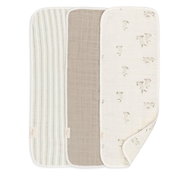 Shop Crane Baby Organic Muslin Baby Burp Cloths, Bunny at GoodBuy Gear